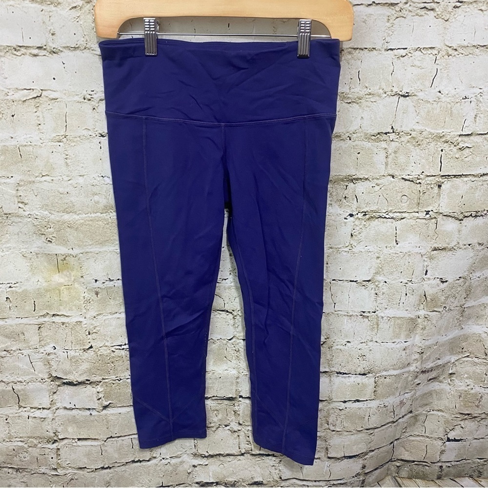 Prana Misty Knicker Capri Athletic Leggings Yoga Purple